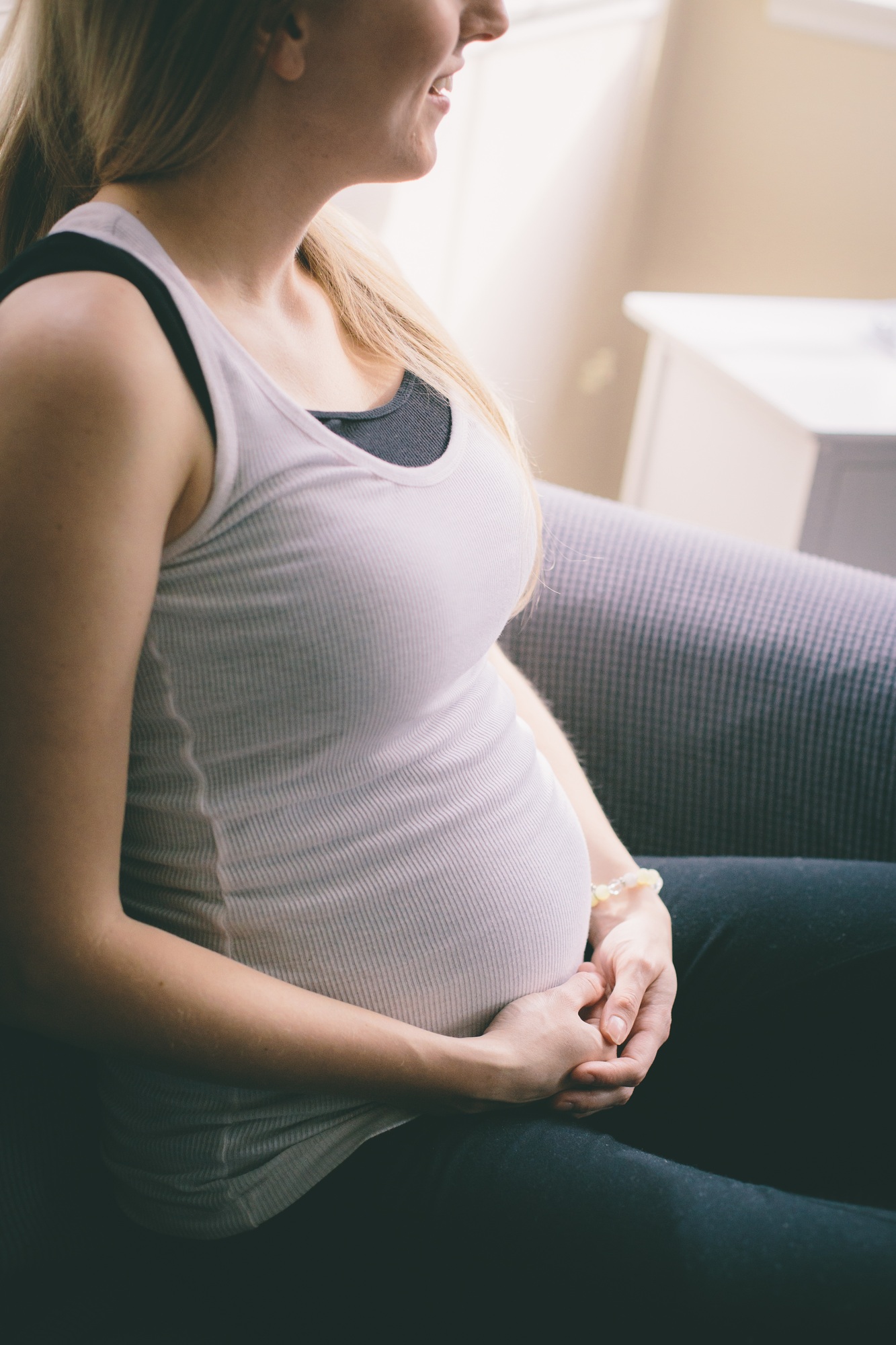 Young woman in her second trimester